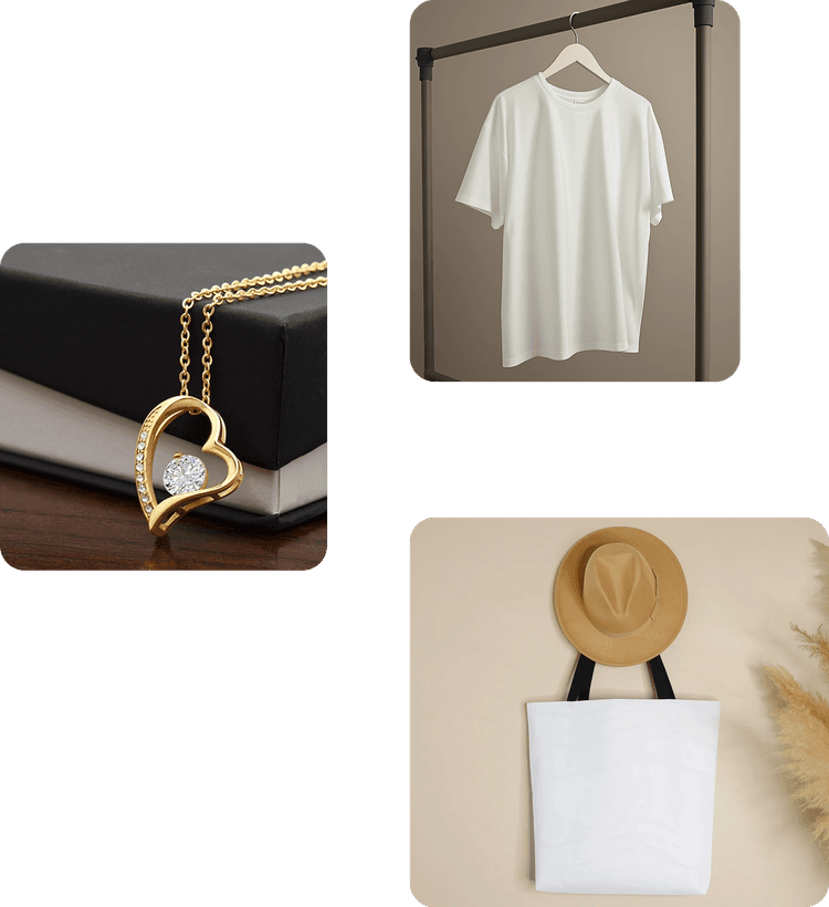 Left side product mockup